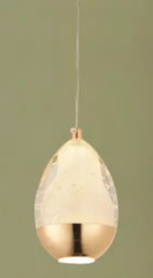 Pendente Dourado Cristal