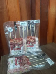 Medalhão mandioca carne seca