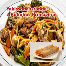 PROMOÇÃO COMPRE UM YAKISSOBA GRANDE E GANHE 2 ROLINHOS PRIVAVERA!