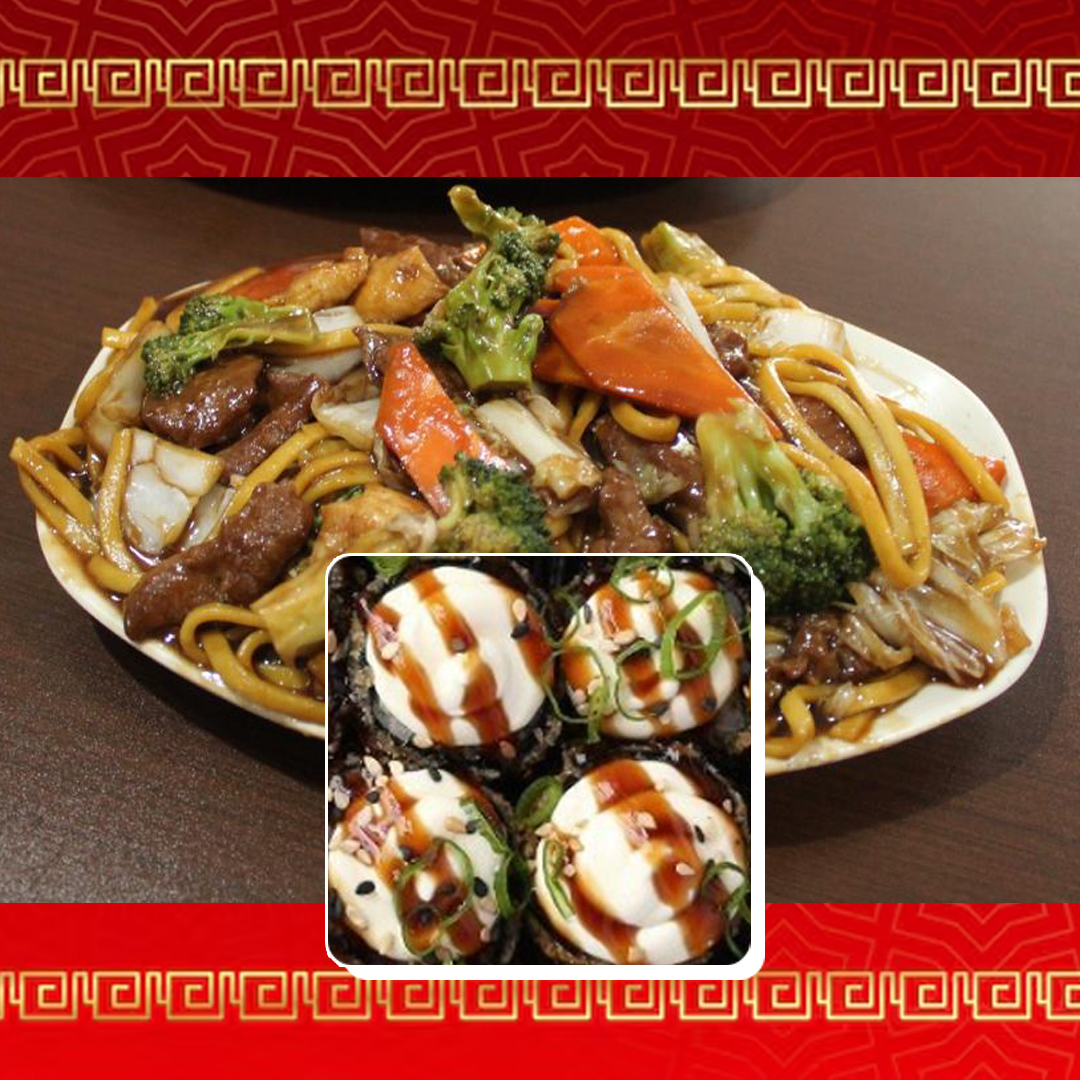 Promoção Yakissoba + 4 Hot Holl