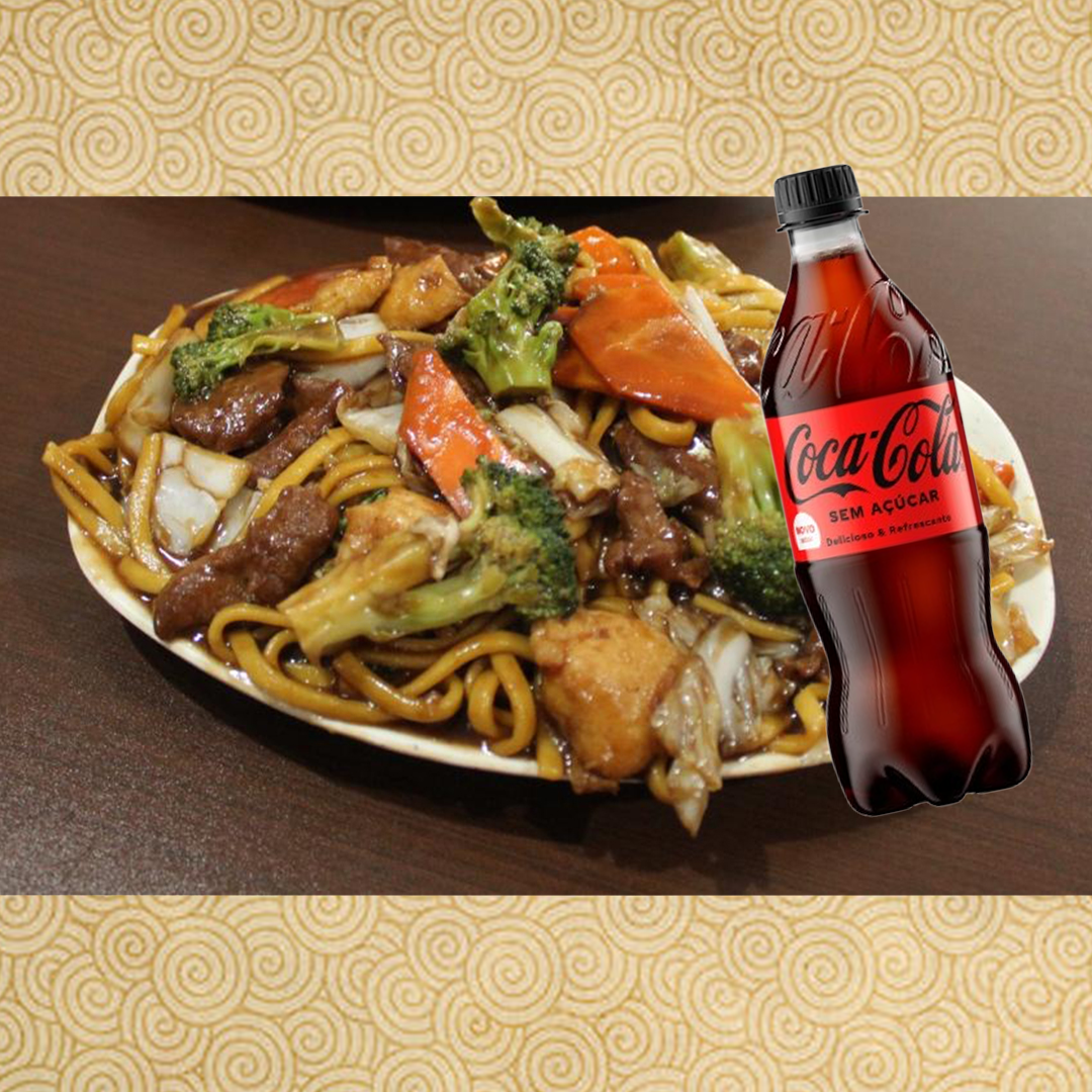 Yakissoba Tradicional Padrão + Coca Zero 600ml